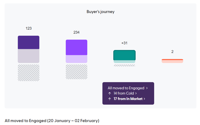 Account Funnel Visualization - Progression Analytics