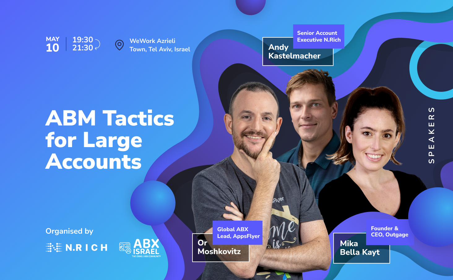 ABM Tactics for Large Accounts: Learn from the Experts at N.Rich x ABX Israel Meetup