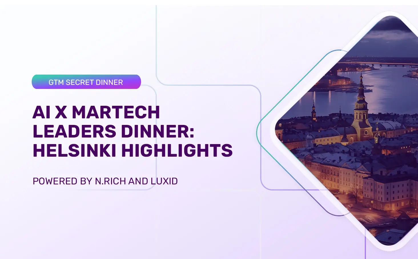 AI x Martech Leaders Dinner Helsinki