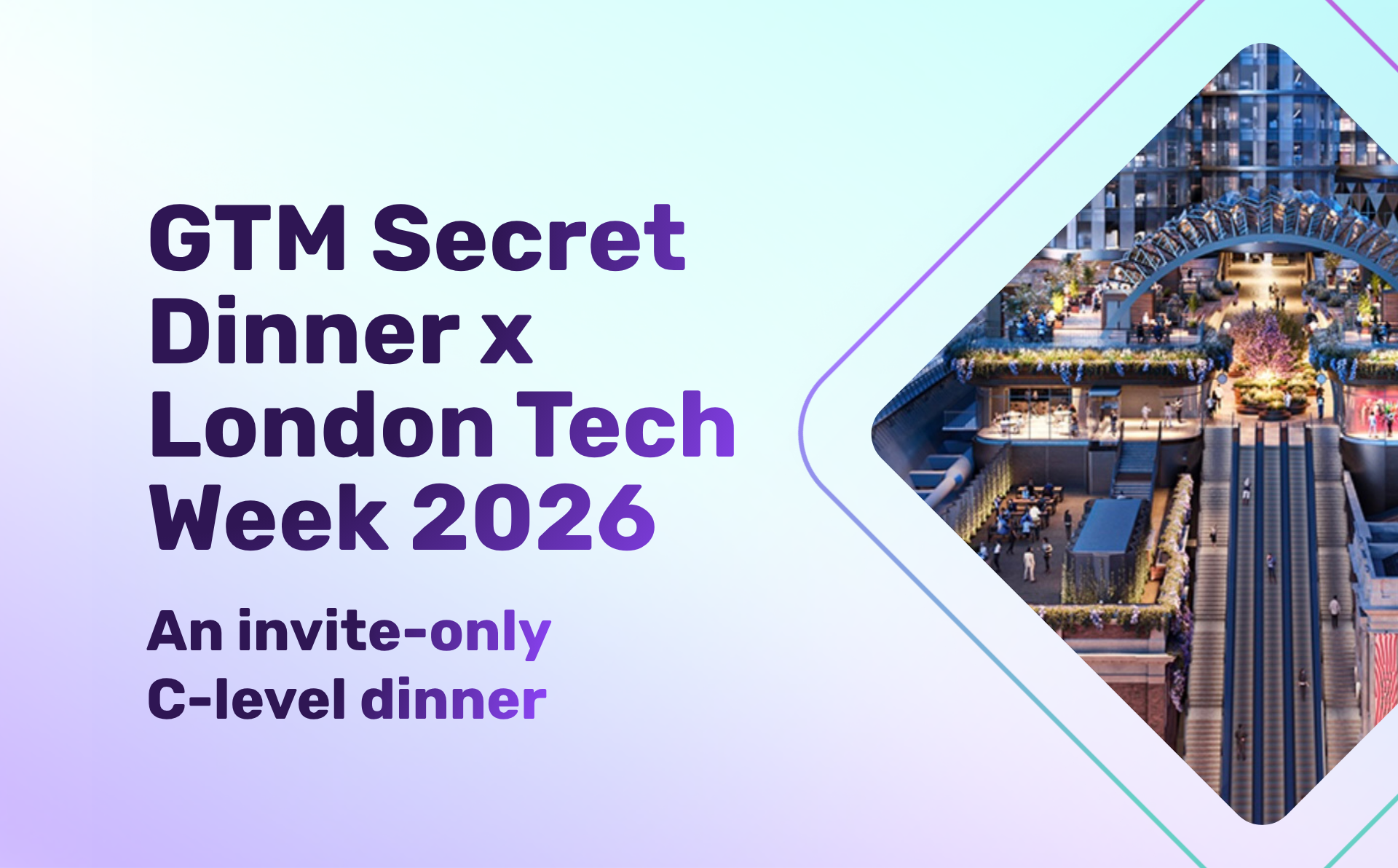 GTM Secret Dinner x London Tech Week