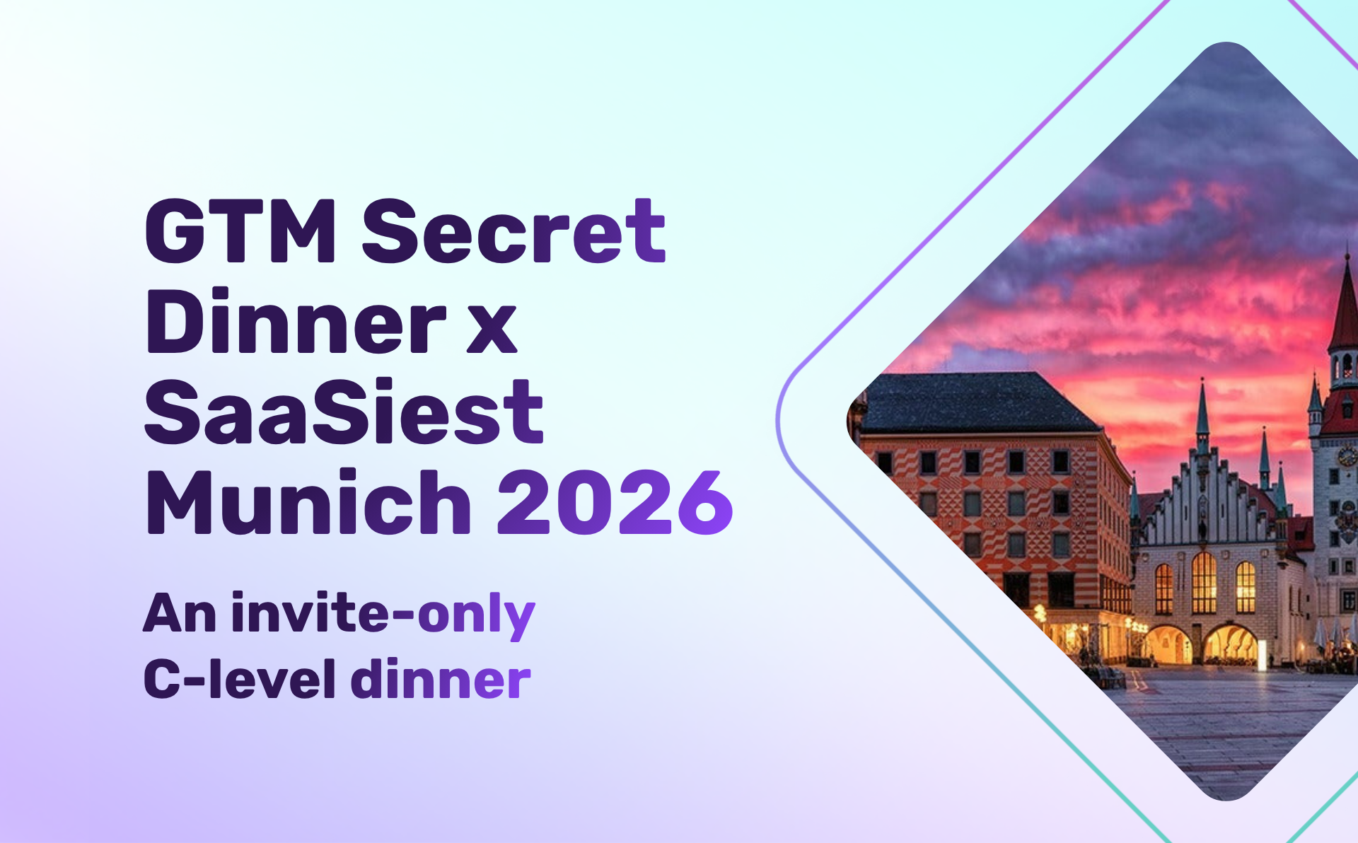 GTM Secret Dinner x SaaSiest Munich